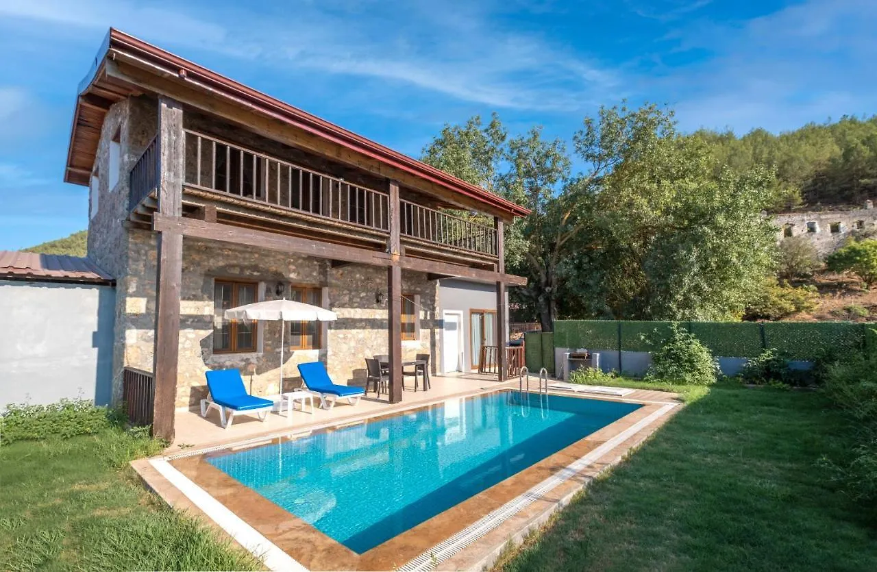 Kayakoy Yuzme Havuzlu Villa Citlembik Fethiye
